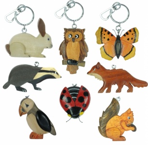 5001W : Wildlife Keyrings - Large - (Pack Size 36) Price Breaks Available